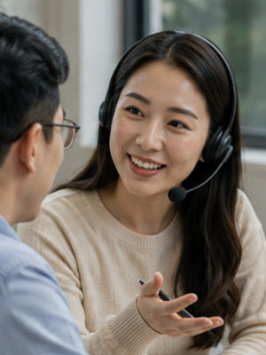 통역 지원